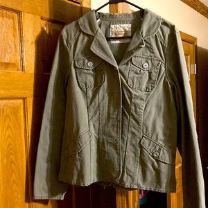 Military Green Ruff Hewn Women’s Jacket - Large